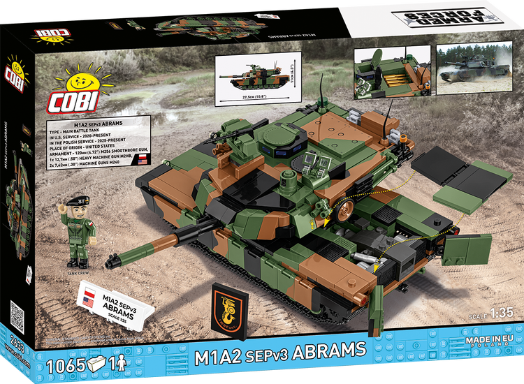 COBI M1A2 SEPv3 Abrams Tank : Set #2633