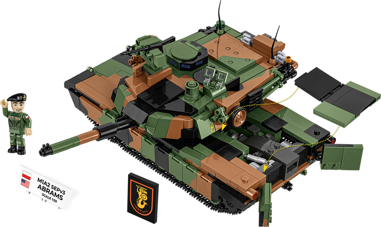 COBI M1A2 SEPv3 Abrams Tank : Set #2633