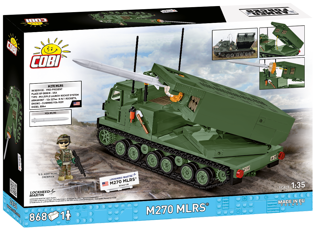 COBI M270 MLRS Multiple Launch Rocket System : Set #2636