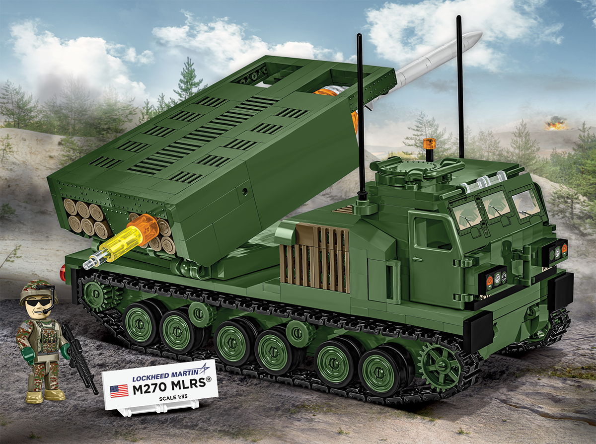 COBI M270 MLRS Multiple Launch Rocket System : Set #2636
