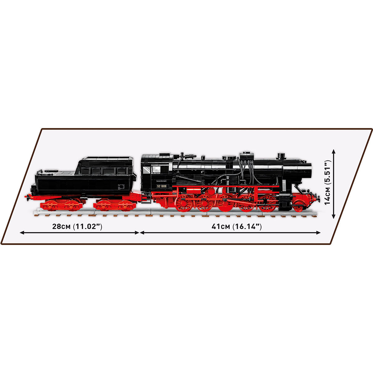 Locomotora de vapor COBI DR BR 52: Juego n.° 6282