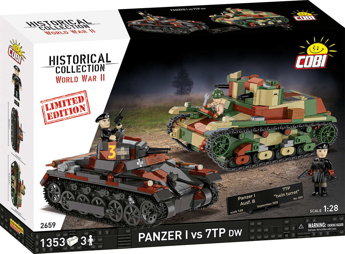 COBI EDICIÓN LIMITADA Panzer I vs. Tanques 7TP DW: SET #2659 