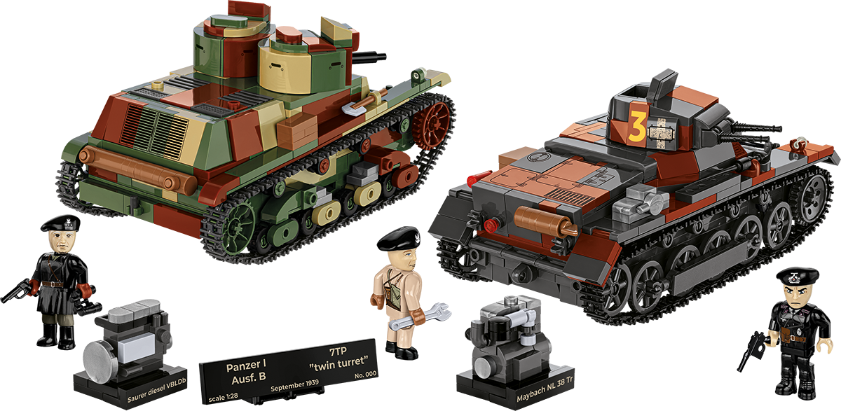 COBI EDICIÓN LIMITADA Panzer I vs. Tanques 7TP DW: SET #2659 
