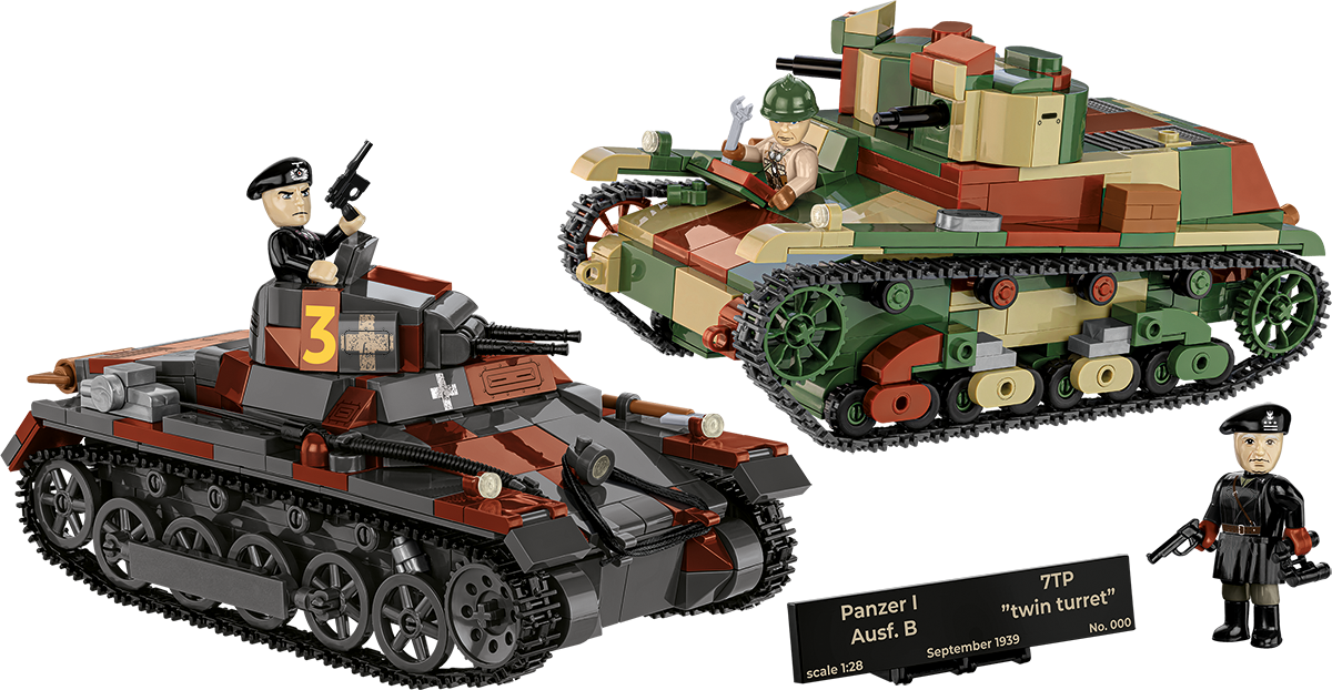 COBI EDICIÓN LIMITADA Panzer I vs. Tanques 7TP DW: SET #2659 