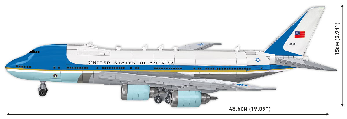 COBI Boeing 747 Air Force One: Set #26610A