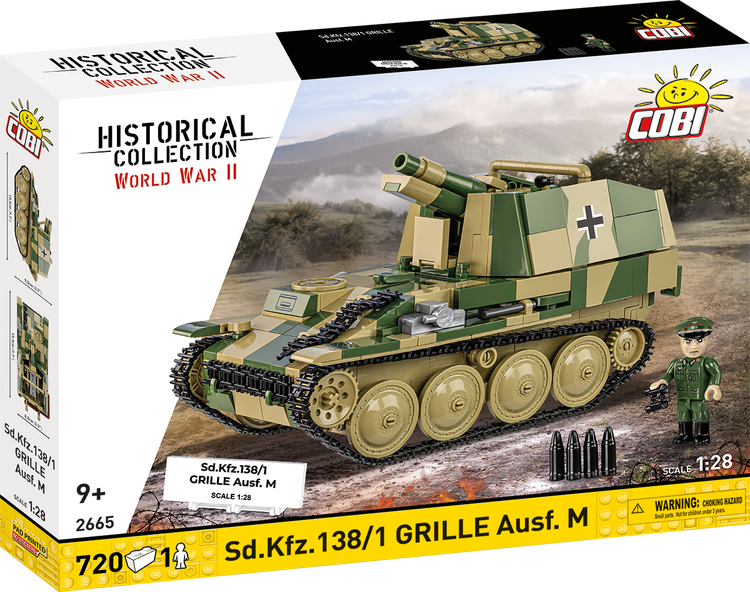 COBI Sd.Kfz. 138/1 Rejilla Ausf. Artillería autopropulsada M: Conjunto n.º 2665