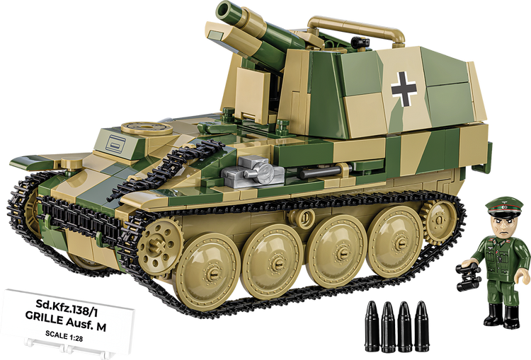COBI Sd.Kfz. 138/1 Grille Ausf. M Self-Propelled Artillery : Set #2665
