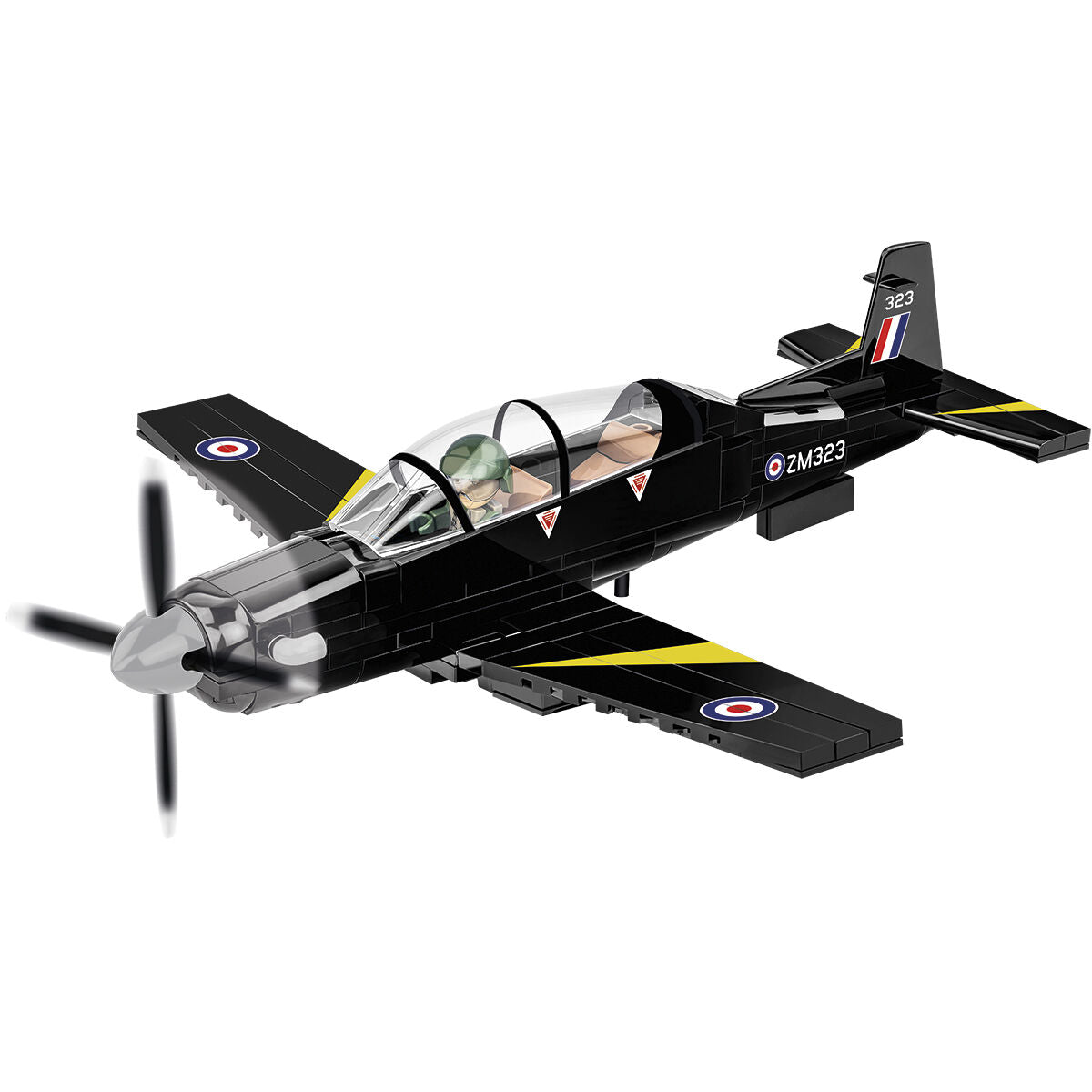 COBI Beechcraft T-6 Texan II Turboprop Black: Set #26626