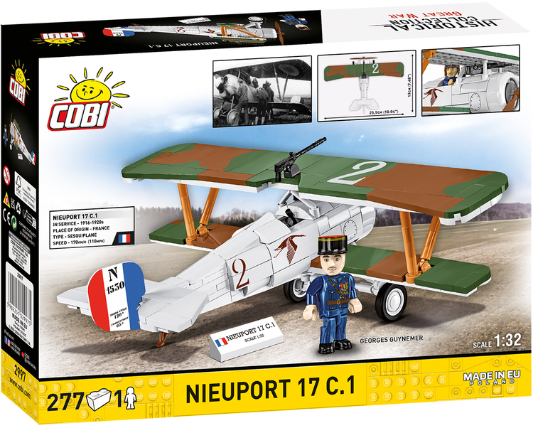 COBI Nieuport 17 C.1 Caza Sesquiplano: Set #2997