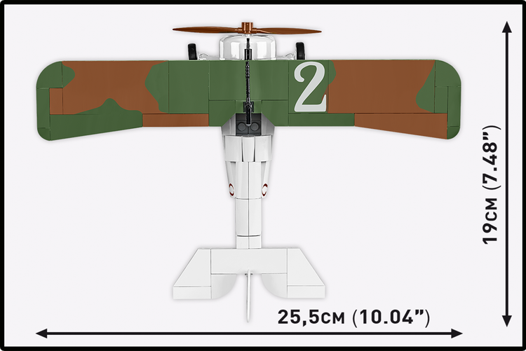 COBI Nieuport 17 C.1 Caza Sesquiplano: Set #2997