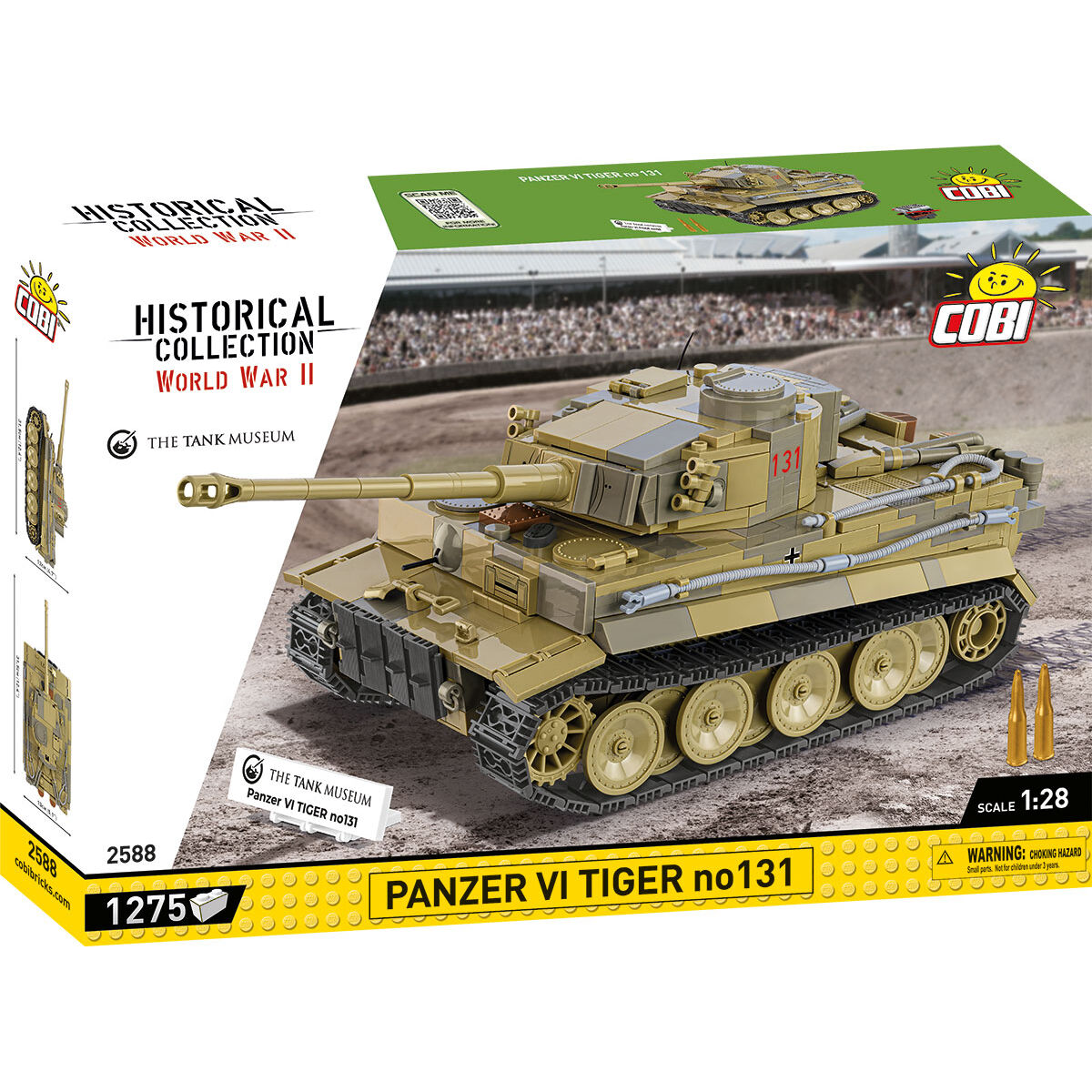 Tanque COBI Tank Museum Panzer Tiger VI No. 131: Conjunto #2588