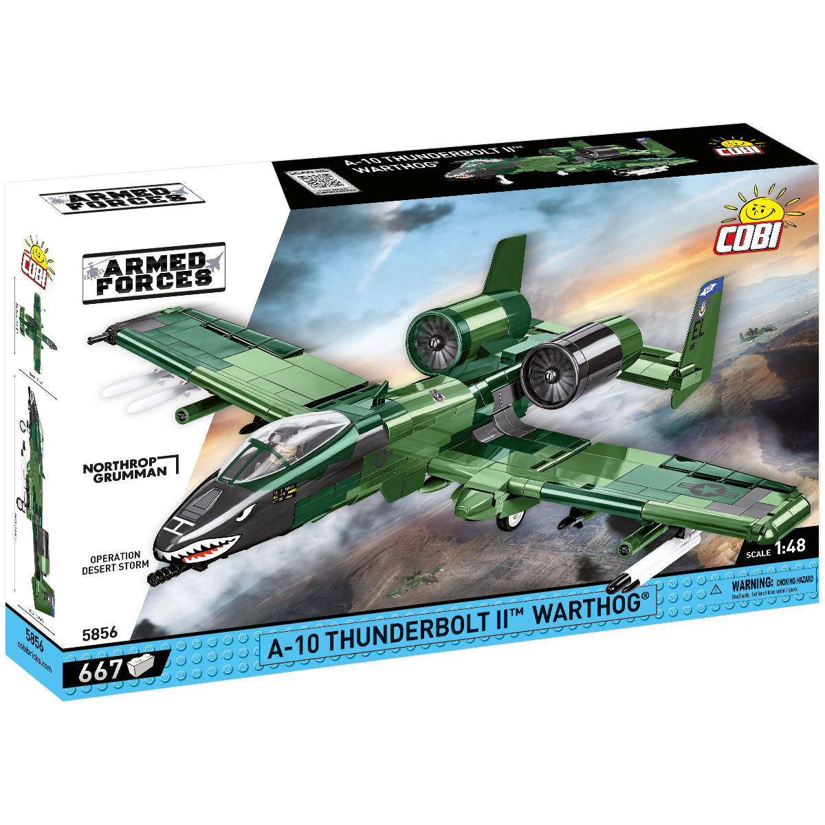 Avión de ataque COBI A-10 Thunderbolt II Warthog: Conjunto n.° 5856