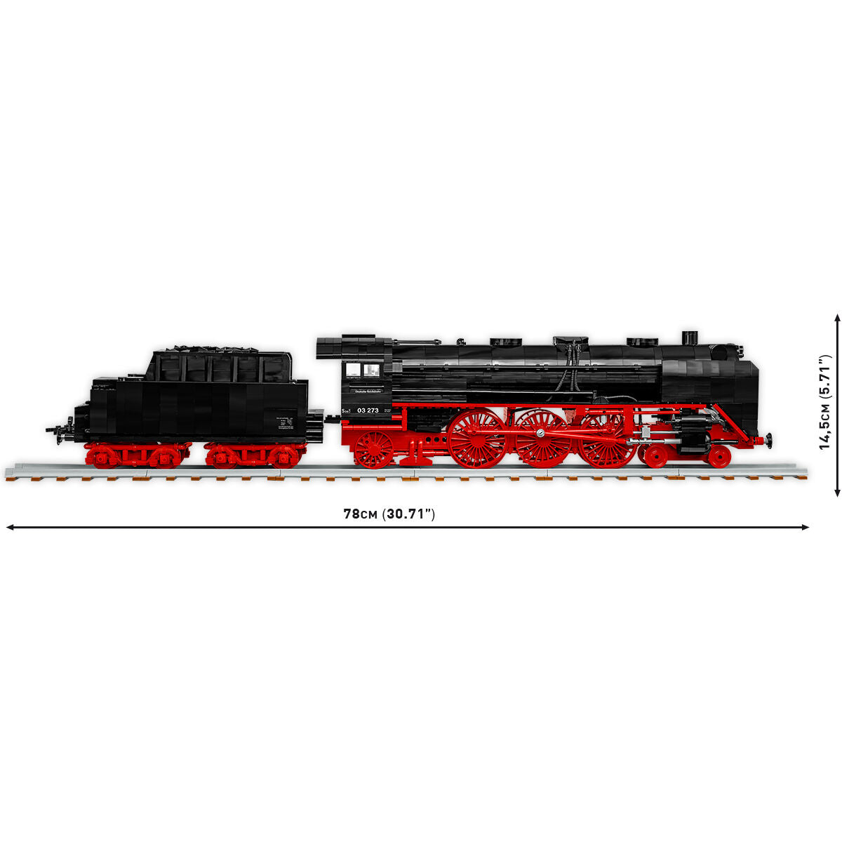 COBI Steam Locomotive DR BR 03 Train : Set #6288