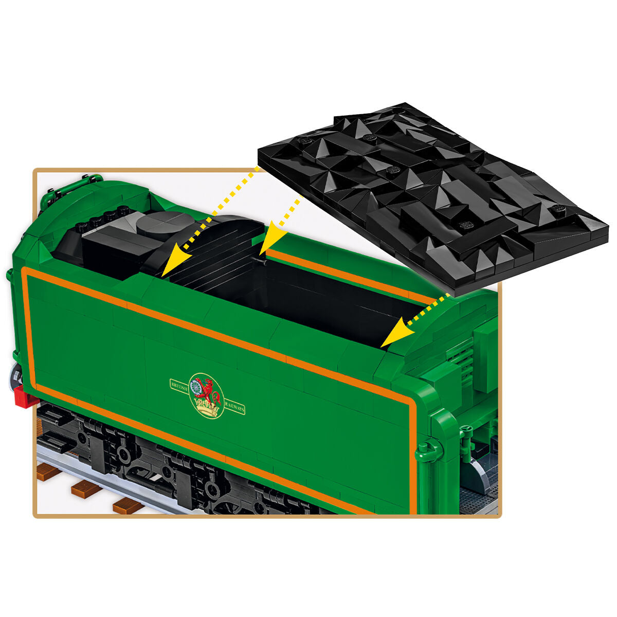 COBI Flying Scotsman British Steam Locomotive Train: Set #6292