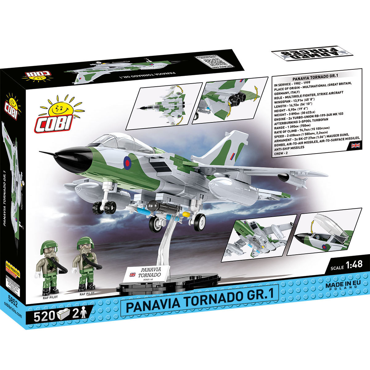 COBI Panavia Tornado GR.1 Combat Aircraft : Set #5852