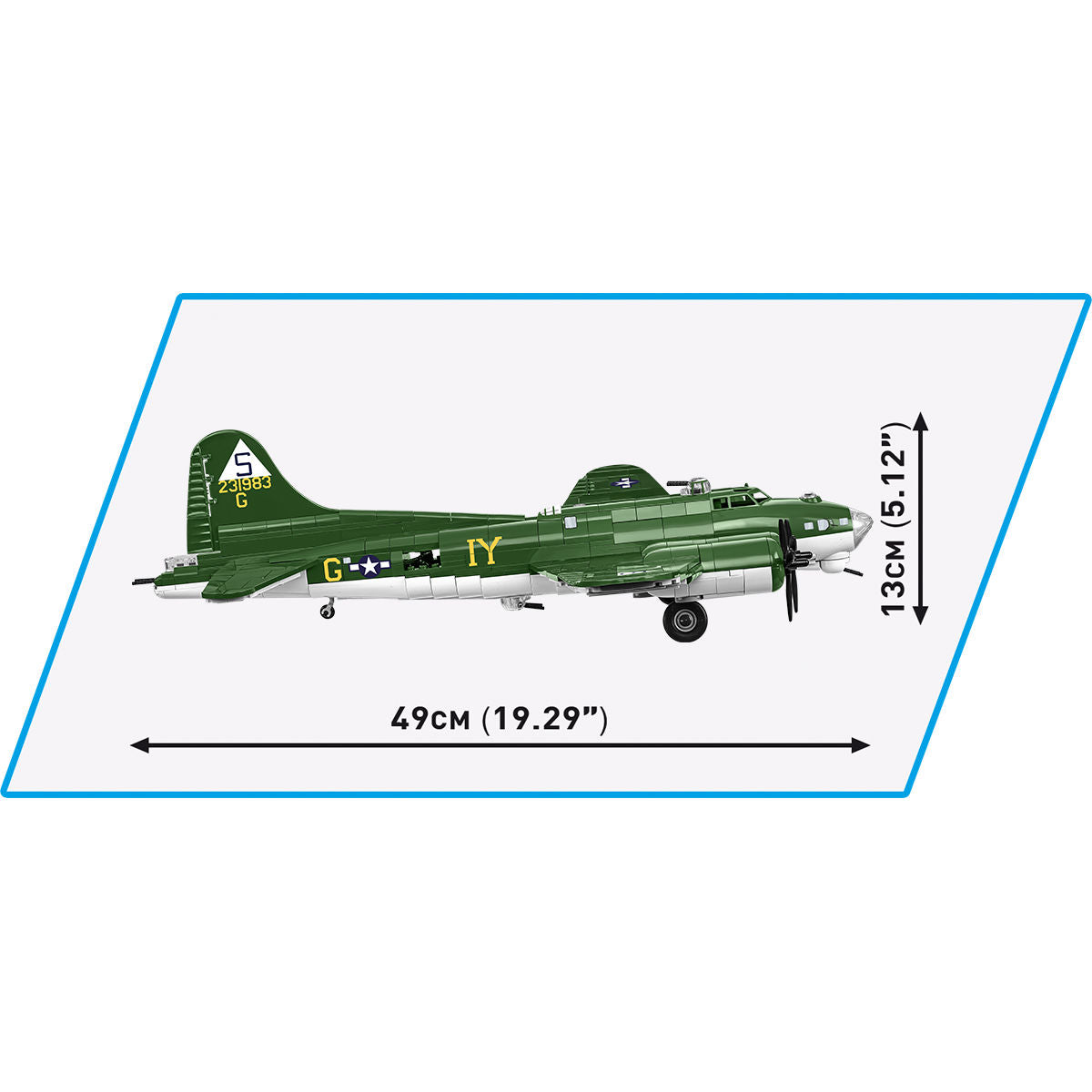 Bombardero COBI Boeing B-17G Flying Fortress: Set n.° 5750