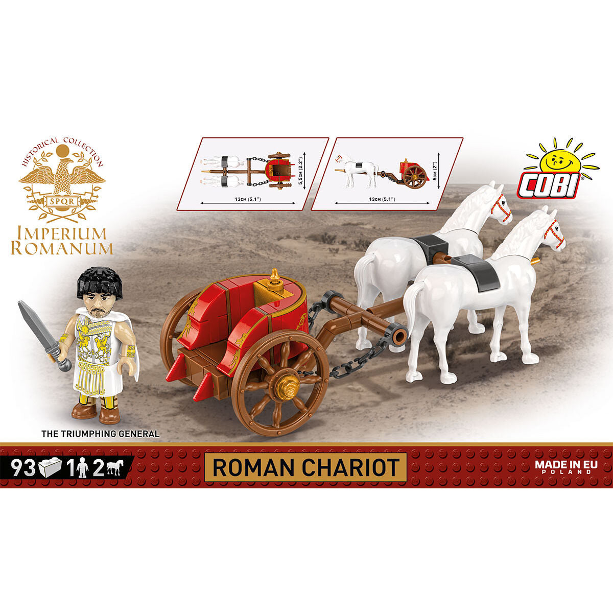 COBI IMPERIUM ROMANUM Roman Chariot: Set #20069