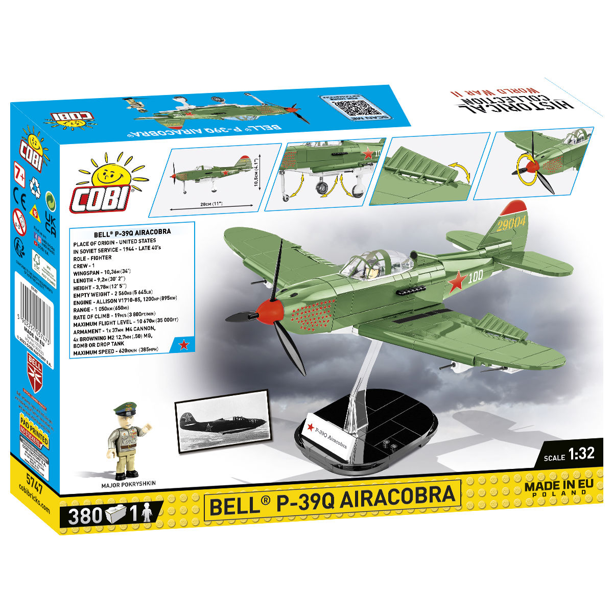 COBI Bell P-39Q Airacobra Fighter: Set #5747