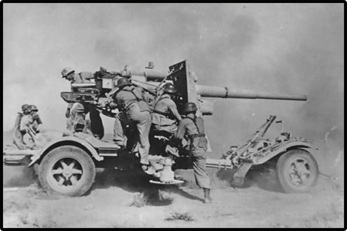 COBI 8.8cm FLAK 18 with Carriage Artillery : Set #3140