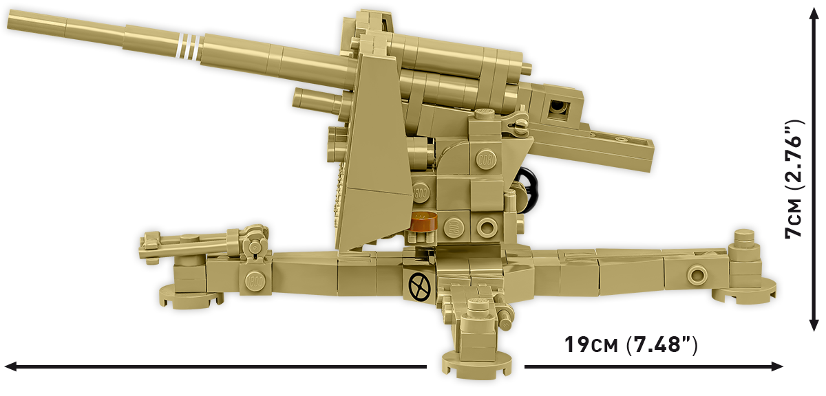 COBI 8.8cm FLAK 18 Artillery : Set #3141