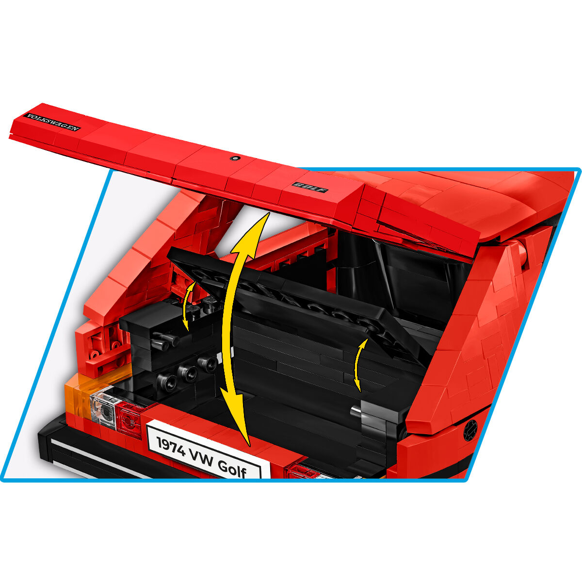 COBI Volkswagen Golf Red (1974-1983) : Set #24359
