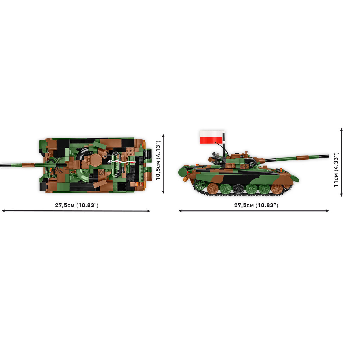 COBI T-72 M1R (PL/UA) Tank : Set #2624