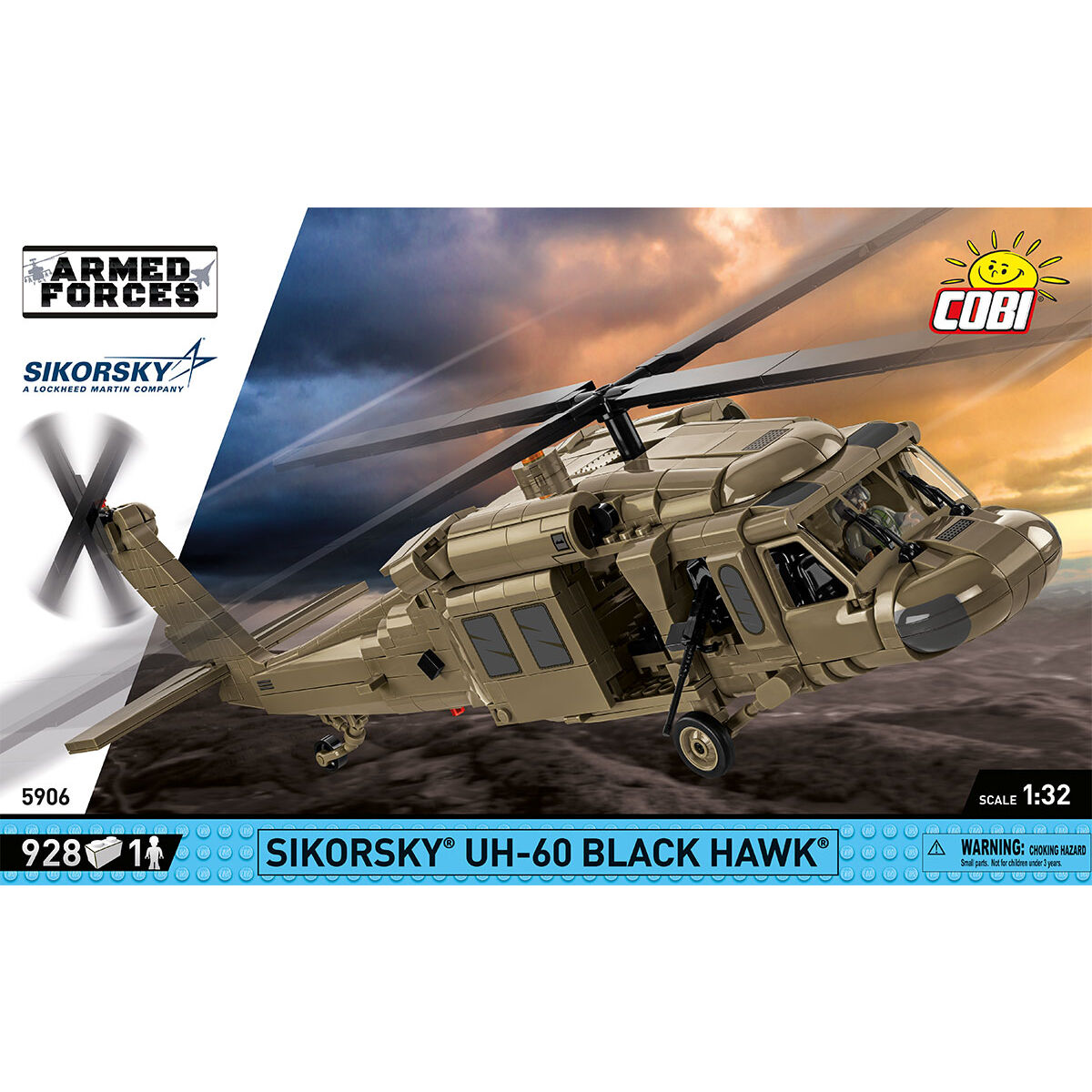 COBI Sikorsky UH-60 Black Hawk Helicopter: Set #5906