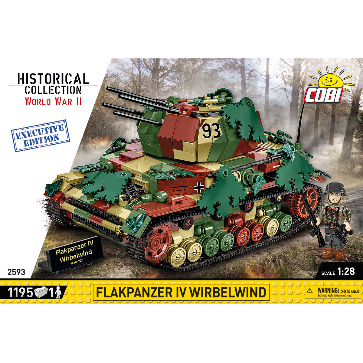 COBI EDICIÓN EJECUTIVA FlakPanzer IV Wirbelwind: Conjunto #2593