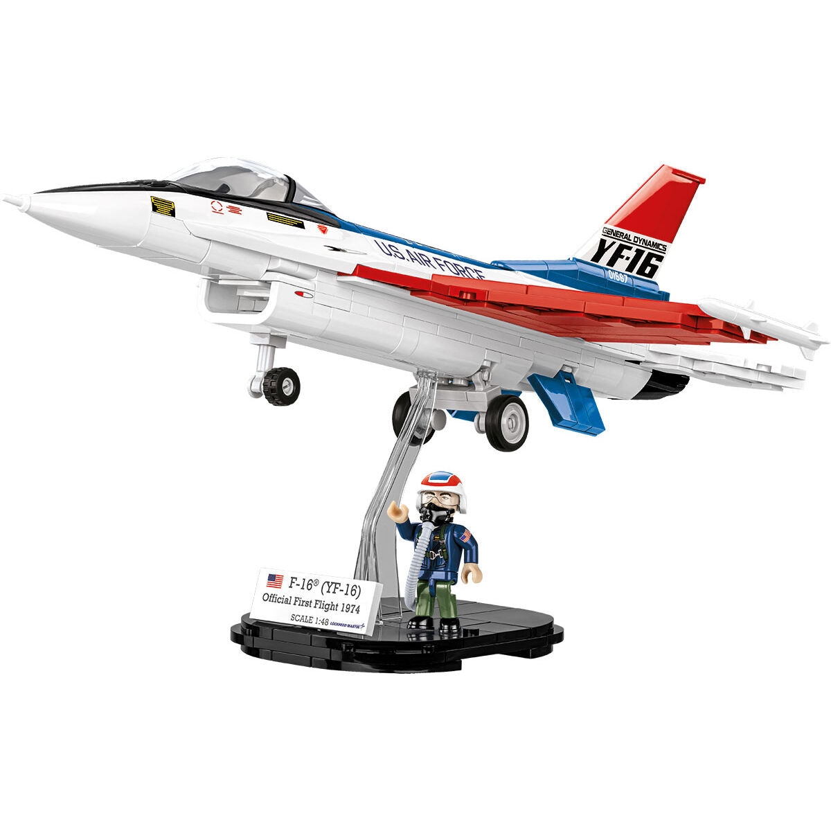 Caza COBI F-16 (YF-16) Edición de primer vuelo de 1974: Set n.° 5892