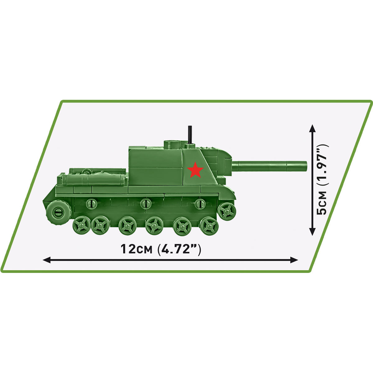 Tanque COBI ISU 152 Escala 1:72: Set #3096