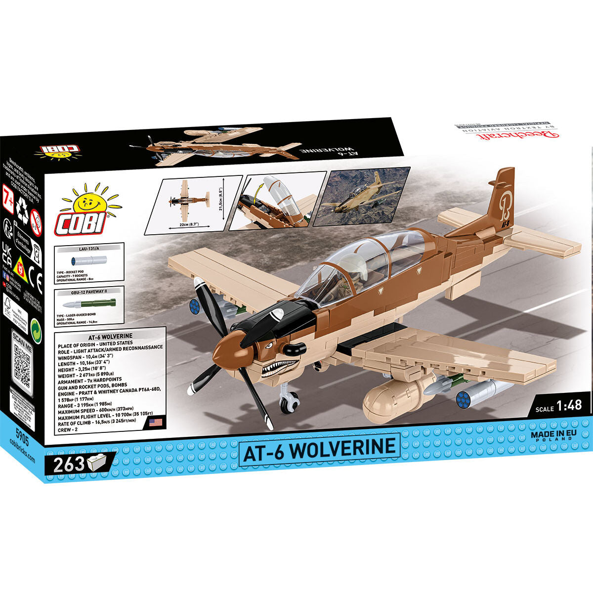 COBI Beechcraft AT-6 Wolverine Turbohélice: Conjunto n.° 5905