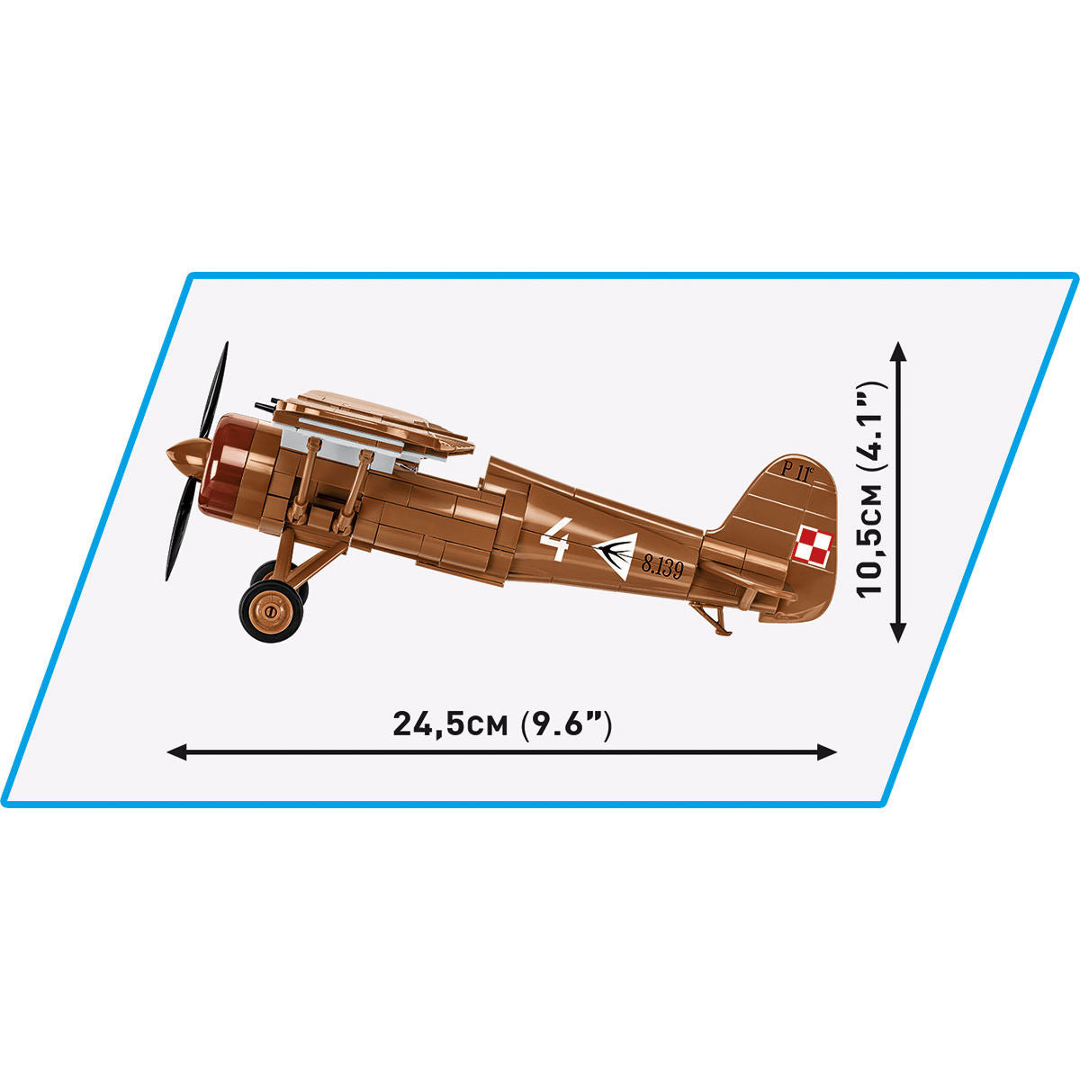 COBI PZL P.11c Fighter Plane : Set #5742