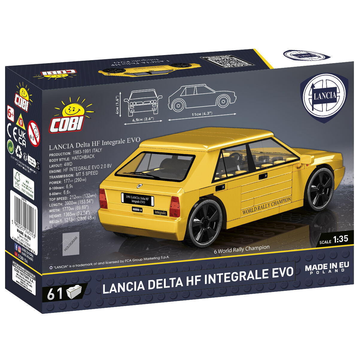 COBI Lancia Delta HF Integrale EVO Coche: Set #24515