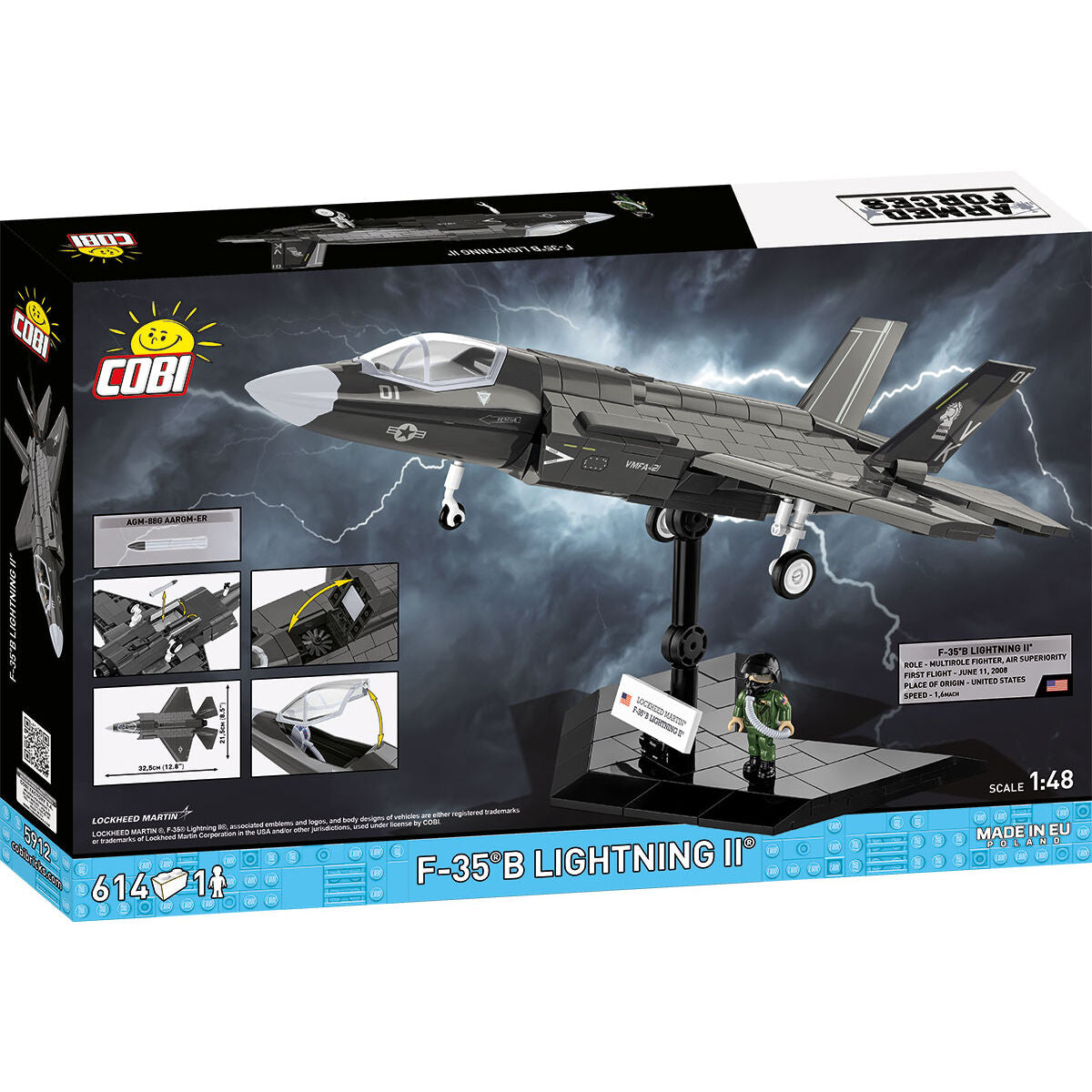 COBI F-35B Marine Corps Lightning II Fighter Jet: Set #5912
