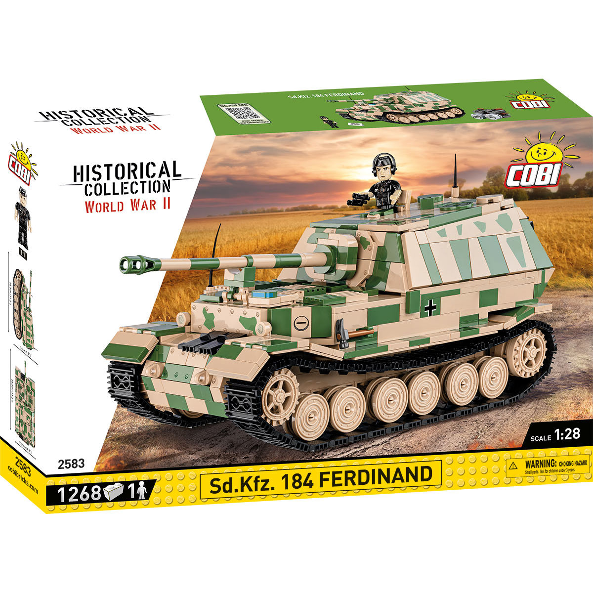COBI S.D.Kfz. 184 Ferdinand Tank Destroyer : Set #2583
