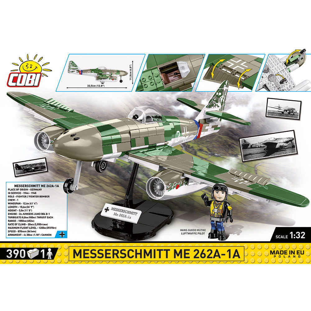 COBI Messerschmitt ME 262A-1A: Set #5721