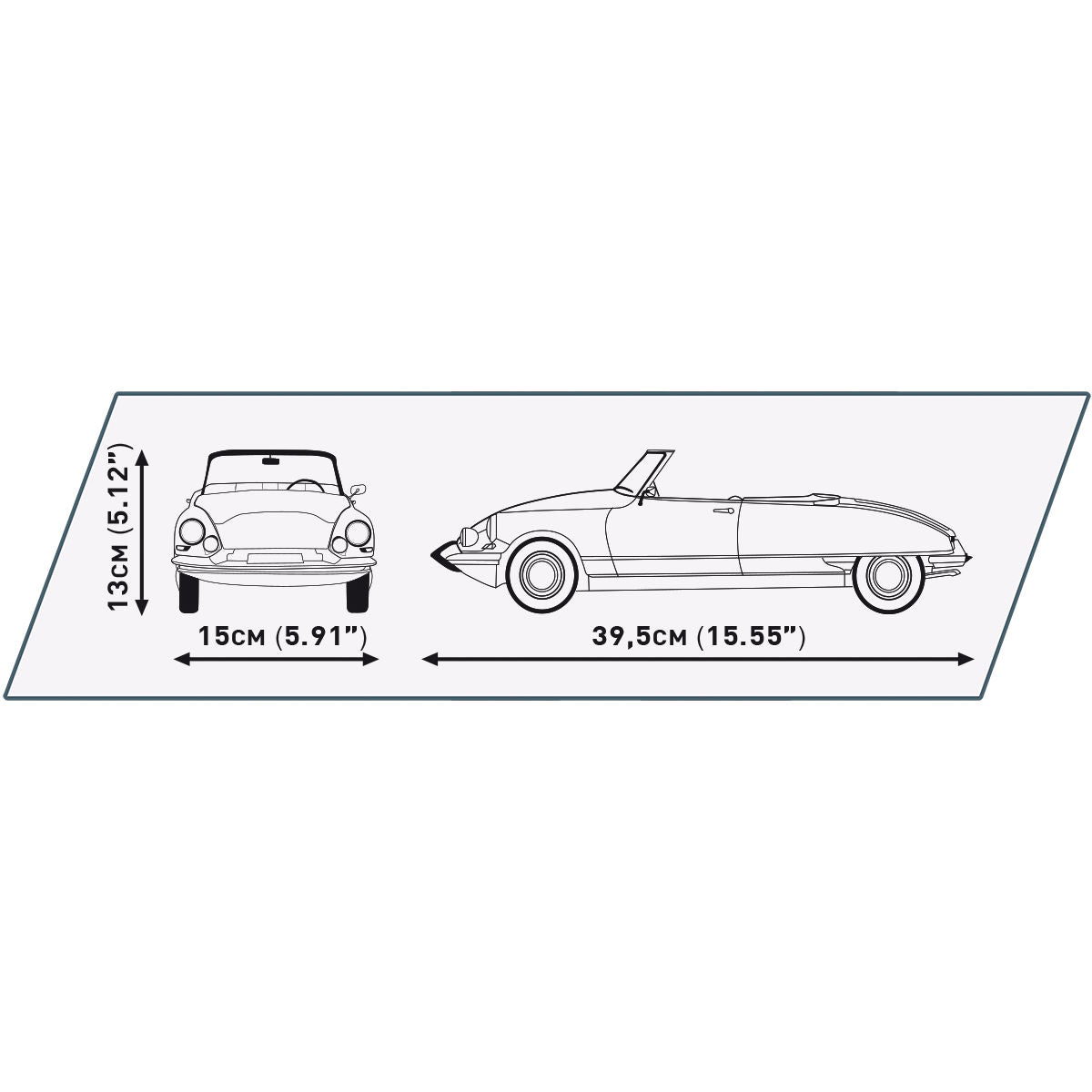 COBI EXECUTIVE EDITION 1962 Citroen DS 19 Decapotable: Set #24346