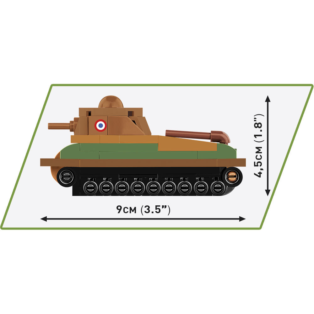Tanque COBI Somua S-35 Escala 1:72: Set #3093