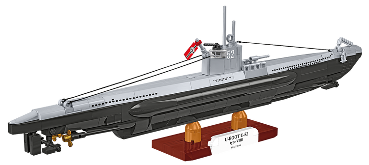 COBI U-Boot U-52 (Type VIIB) Submarine : Set #4852