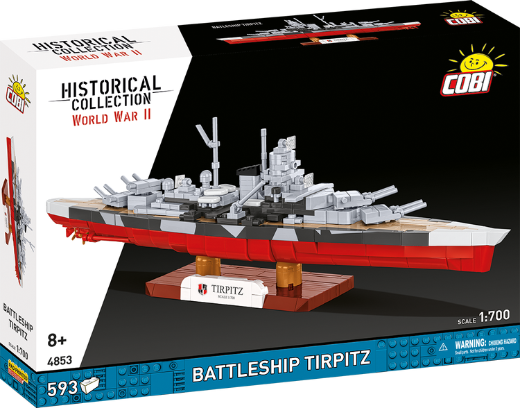 Acorazado alemán Tirpitz COBI, escala 1:700: Set n.° 4853 