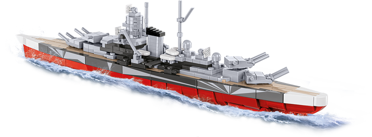 COBI German Battleship Tirpitz 1:700 Scale : Set #4853