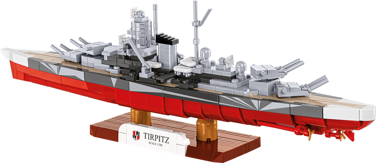 COBI German Battleship Tirpitz 1:700 Scale : Set #4853