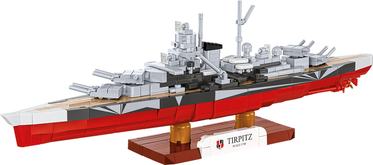 COBI German Battleship Tirpitz 1:700 Scale : Set #4853
