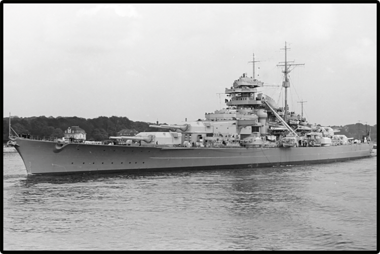 COBI German Battleship Bismarck 1:700 Scale : Set #4854