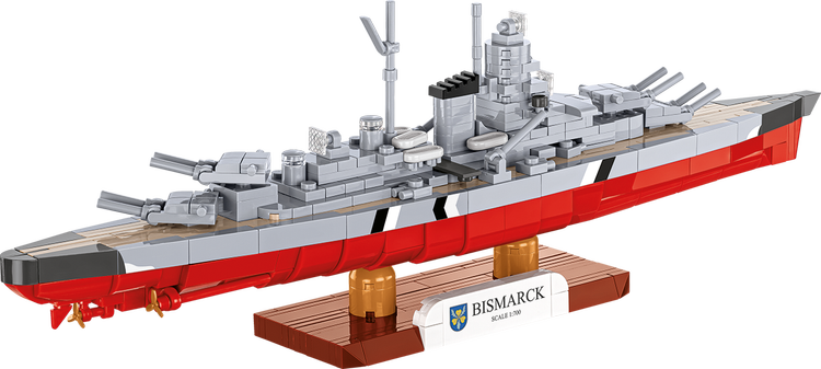 COBI German Battleship Bismarck 1:700 Scale : Set #4854