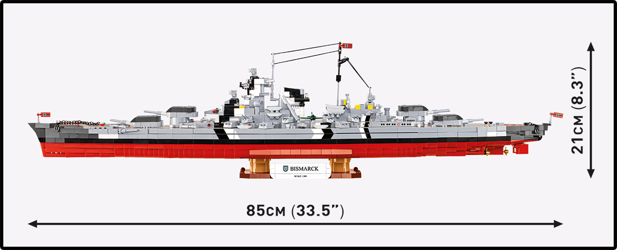 COBI Battleship Bismarck: Set #4860
