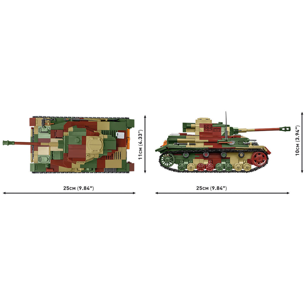 COBI PanzerKampfWagen IV Ausf. G Tank : Set #2592