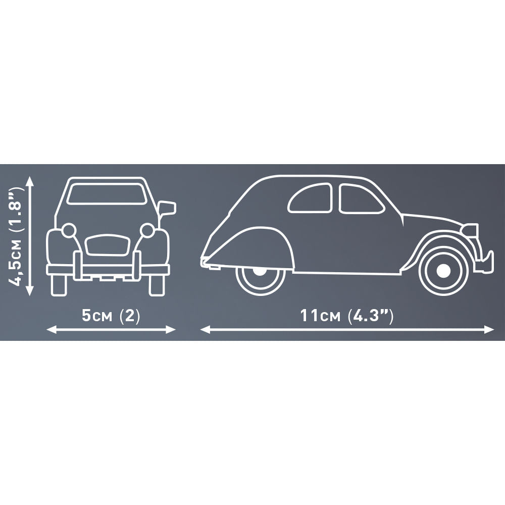 Coche con plataforma rodante COBI Citroen 2CV: Juego #24513
