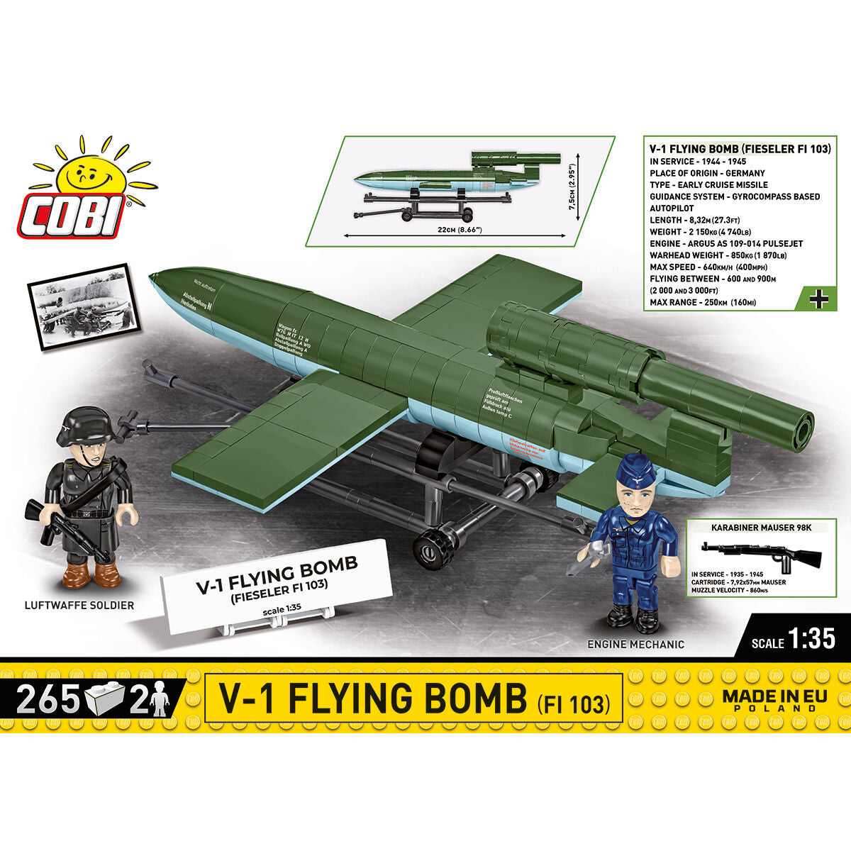 COBI V-1 Flying Bomb (FI 103) : Set #3135