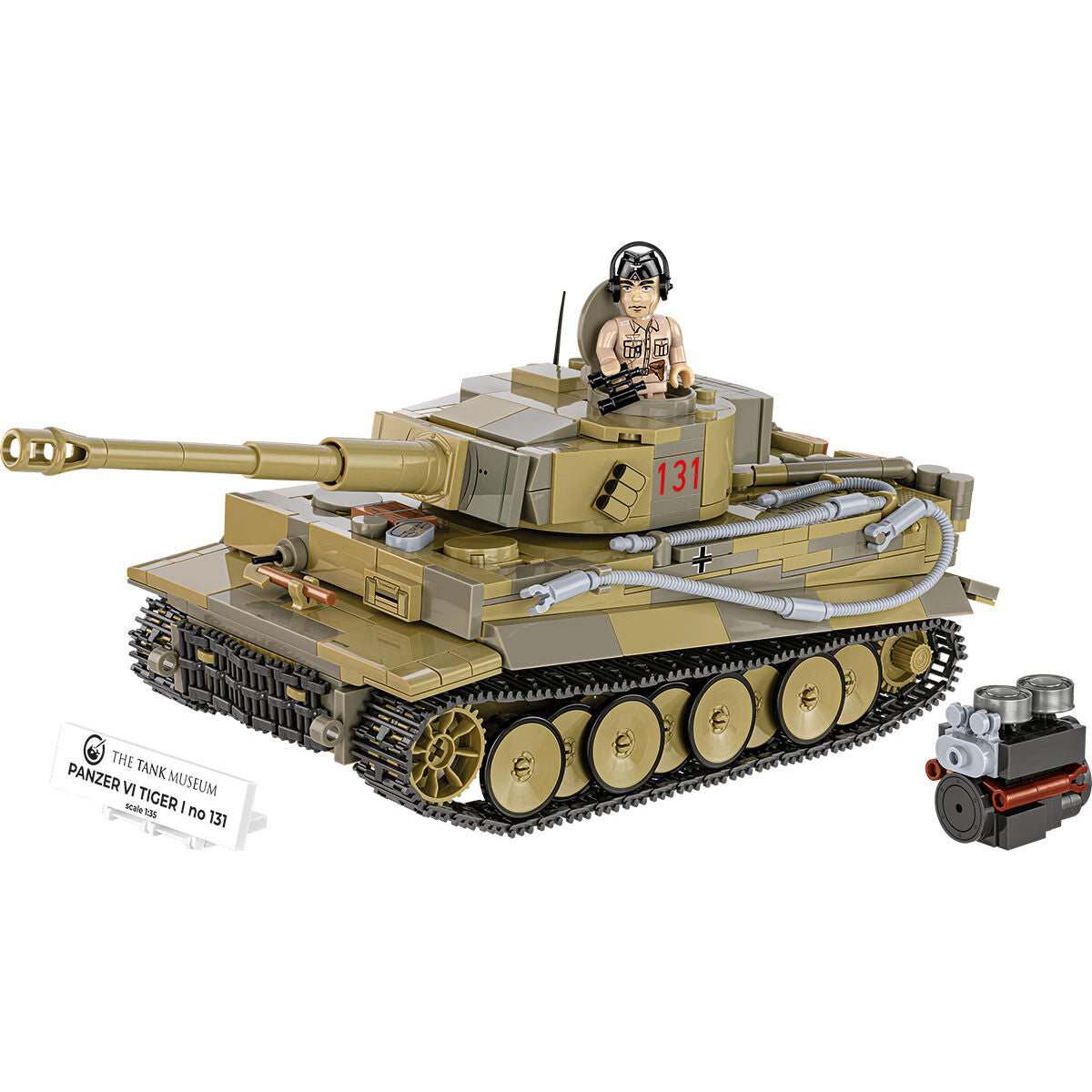 COBI PANZER VI Tiger I No. 131 Tank : Set #3123